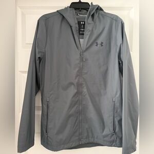 Under Armour Men's Charcoal Windbreaker S